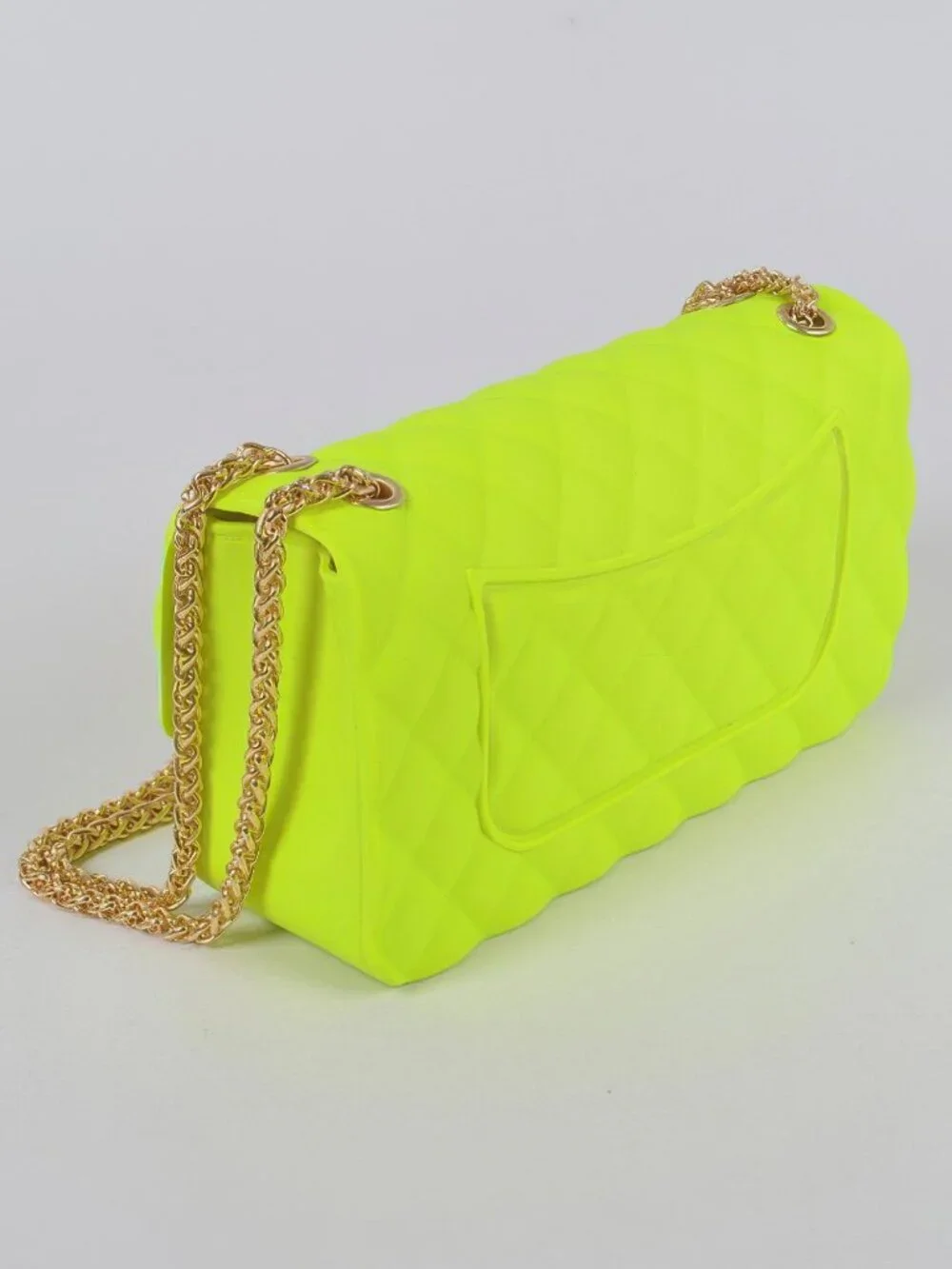 Jelly Classic Quilted Shape Clutch